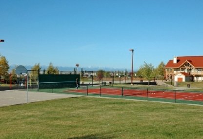 Tennis courts at Rocky Ridge Ranch Centre