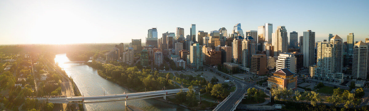Downtown View of Calgary