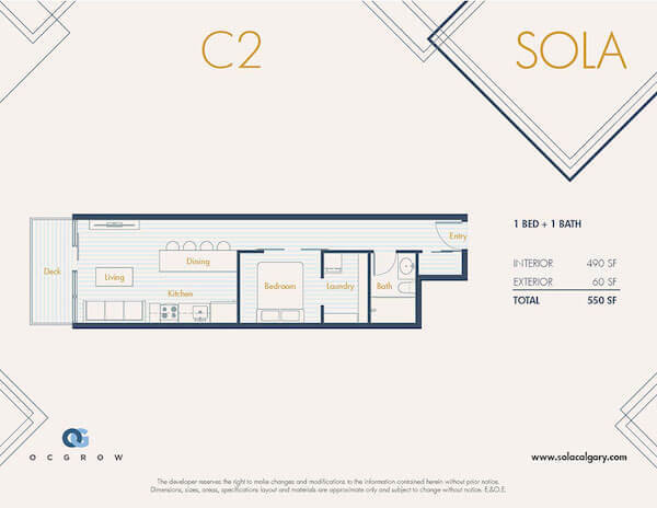 SOLA Condos Floor Plan C2