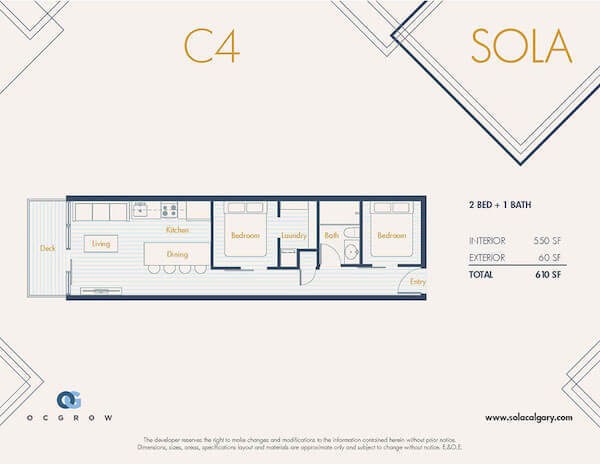 SOLA Condos Floor Plan C4